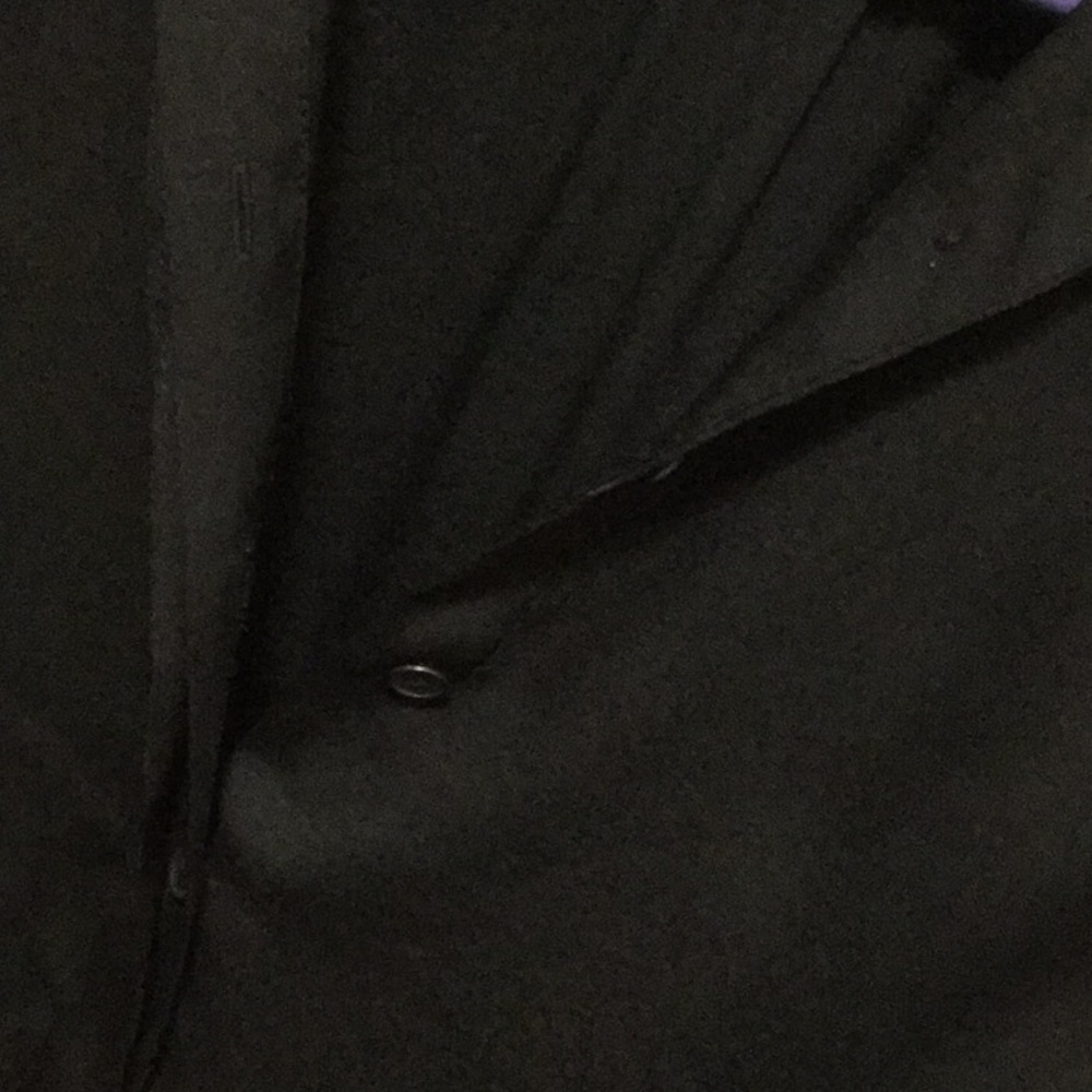 Black long blouse button up. - Picture 2 of 5